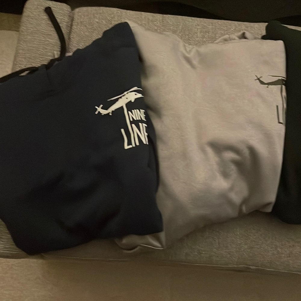 Lot of “Nine Line “ hoodies
